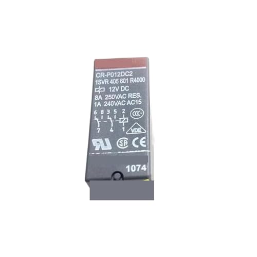 Relé de 12 V CC 1SVR405601R4000 tecnología de precisión para conmutación estable 2