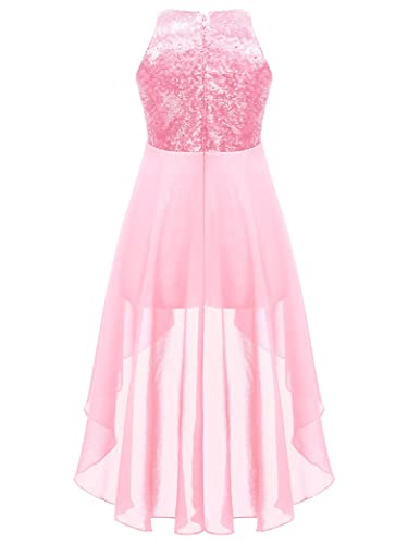 Kids Girls' Sequins Party Dress Sleeveless Flower Girl Wedding Dress Overlay Romper Jumpsuit2