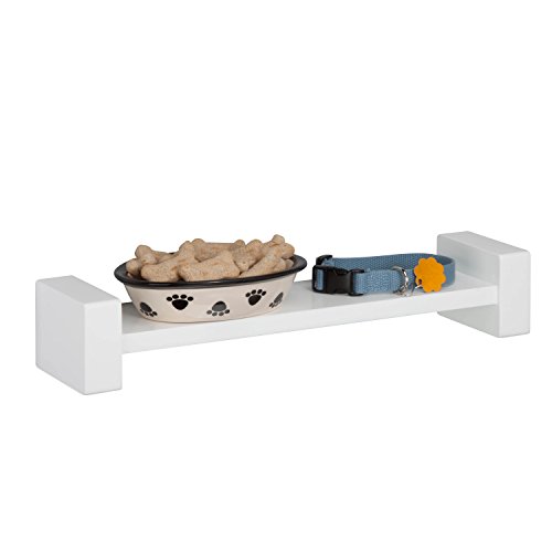 Honeycando White H Shaped Wall Shelf #TOP2