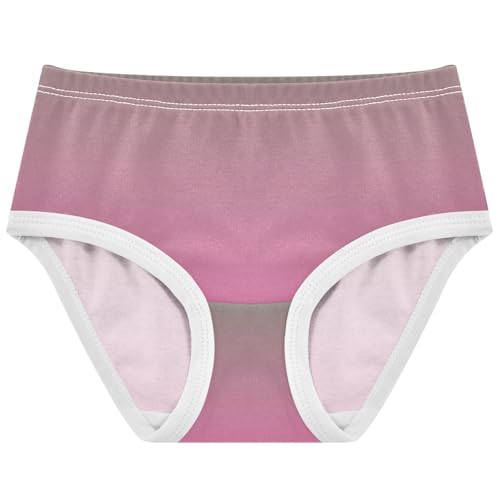 Joisal Toddler Girls Underwear 2t Cotton Girl Panties Cute Aesthetic Undies Kids Briefs Camouflage Green Hot Pink Gradient