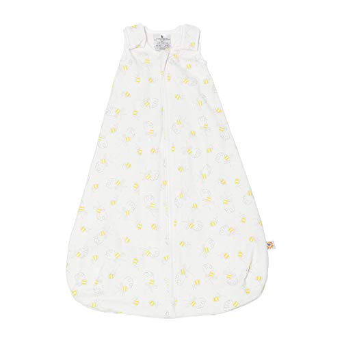 Ergobaby Ganzjahres-Babyschlafsack Bee Happy, 0–6 Monate, TOG 1