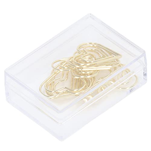 100 pezzi graffette dorate, graffette piccole e