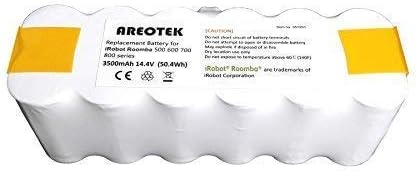Areotek 14.4V Running Time 2 Hours Replacement Battery for 500 600 700 800 Series Vacuum Cleaners