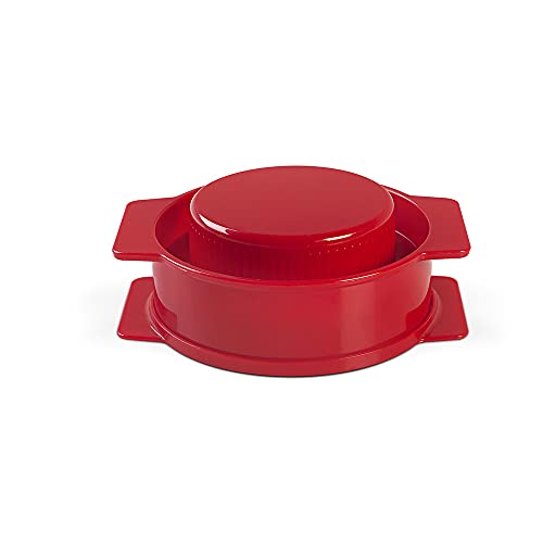 Molde para Hambúrguer Recheado Descomplica, 137 x 82 cm, Vermelho, Brinox