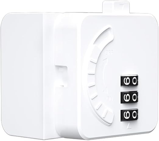 KRESHU Baby Safety Password Keypad Self Adhesive Door Lock Easy Installation Child Hand Proof Handle Lock ABS Plastic Door Stopper No Drilling Children Lock Drawers, Cabinets, Fridge (White, 1-Pcs)-picture-10