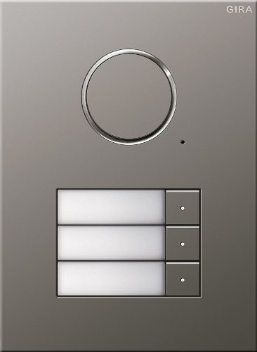 Preisvergleich Produktbild Gira 250320 Türstation Edelstahl 3-fach