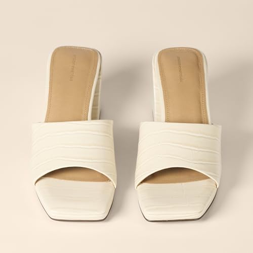 Image of Amazon Essentials Women's Platform Block Heel Mule Sandals