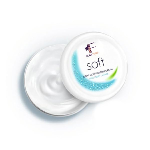 Soft Light Moisturizer, 300 ml, for Face, Hand & Body, Non-Greasy Cream with Vitamin E & Jojoba Oil for Instant Hydration