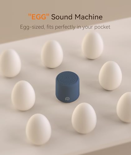 Image of Dreamegg Travel White Noise Machine - Portable Sound Machine for Baby Adults, Travel Sound Machine for Sleep, 16 Nature Sound, Timer, White Noise Machine for Sleeping Gift, Navy