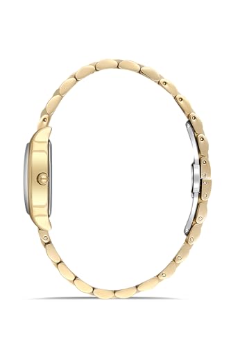 Image of Ferro Analog Black Tonneau Dial Men's Watch - FL40118A-B2
