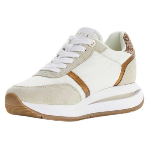 Guess baskets beige FLPEAG ELE12 solution confort et style