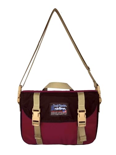 SMALL COMPUTER BRIEF Burgundy/Black