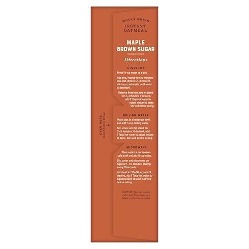 Image of Bob's Red Mill Maple Brown Sugar Instant Oatmeal Packets, 6 packets