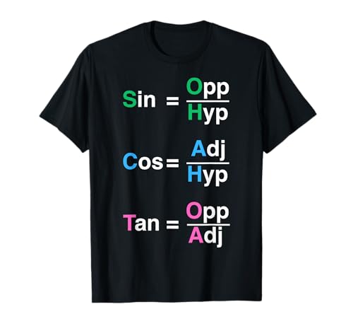 Soh Cah Toa - Geometry Mathematician Trigonometry Math Nerds T-Shirt