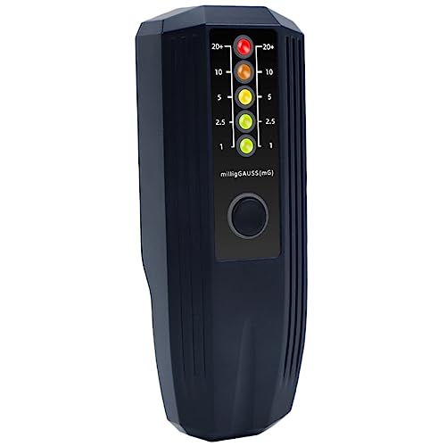 Tester elettromagnetico: il rilevatore di campi elettromagnetici è ampiamente utilizzato, ottimo per testare elettrodomestici a bassa frequenza, computer, tester di campi elettromagnetici, forni a microonde, ecc., misuratore di campo magnetico elettromagnetico