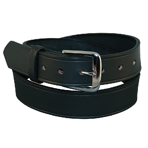 Boston Leather Men's Big & Tall Leather 1 1/2 Inch Off Duty Belt