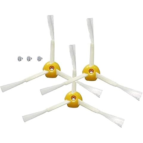 Kit 3 Cepillos Kombi Laterales Compatibles para iRobot Roomba 500 600 700 Serie Aspiradora Cover