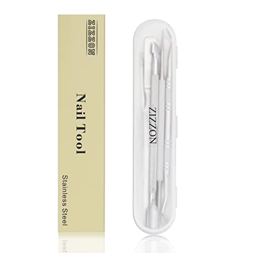 ZIZZON 7-teiliges Set mit Feilen und Hebern für eingewachsene Zehennägel, Set aus Edelstahl zum Entfernen eingewachsener Zehennägel, Nagelreiniger für die Unternagelpflege, Pediküre-Werkzeuge