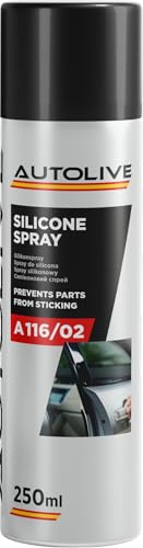 AUTOLIVE GROUP Lubricante de Silicona en Spray - para Plástico, Caucho, Metal, Vidrio - Resiste -45ºC a +200ºC - 250ml