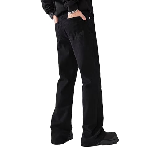 Men's Bell Bottom Jeans Stretch Slim Fit Flared Jeans Vintage Skinny Denim Pants Straight Leg Boot Cut Jeans4
