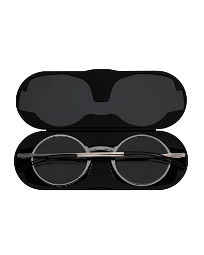 Image of ThinOptics unisex-adult Manhattan Blue Light Blocking Glasses Round Reading Glasses