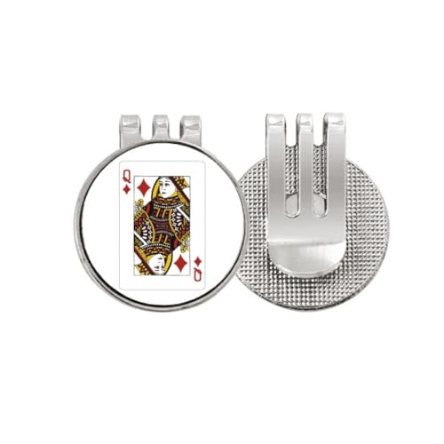 Marqueur de balle de golf magnétique, cadeau idéal motif cartes émaillé