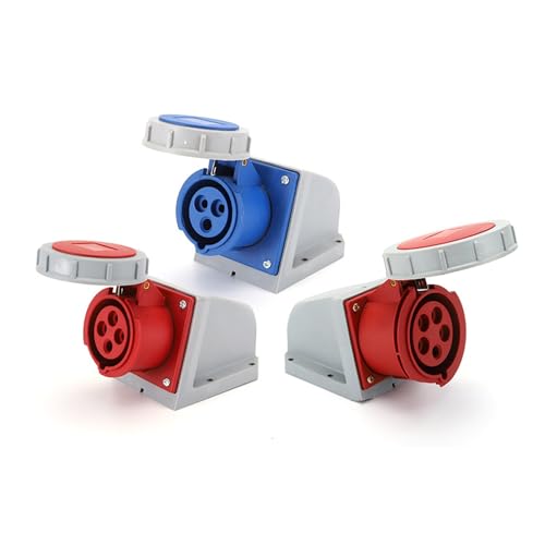 1 �u���[ 16A 32A IP67 �Y�Ɨp�\�P�b�g�ƃ\�P�b�g 3 �� 4 �� 5 ���X�g���[�g�V�[�g�B���Y�Ɨp�\�P�b�g(LX 1242-4 core32A)