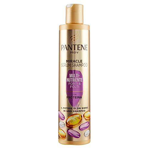Pantene Pro-V Shampooing professionnel Kératine, Shampooing Nourrissant Multi-Nutritif Forts & Fols pour Cheveux Longs, Faibles ou Cassés, 250 ml Cover