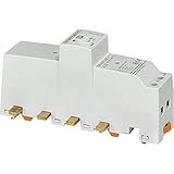 werkzeuglose Montage auf 40 mm-Sammelschienensystemen.