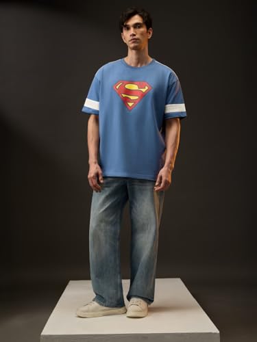 Image of The Souled Store Men's Cotton Oversized Fit T-Shirt
