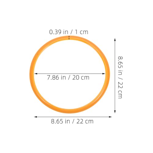 KESYOO 2 piezas de anillos de sellado para olla a presión, junta de silicona de 20 cm de diámetro interior, repuestos universales para accesorios de olla a presión doméstica miniatura 2