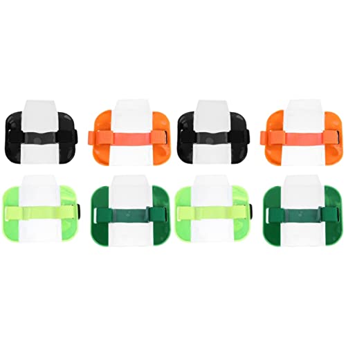 Porte-badge de bras Baluue lot de 8 brassards réfléchissants fluo