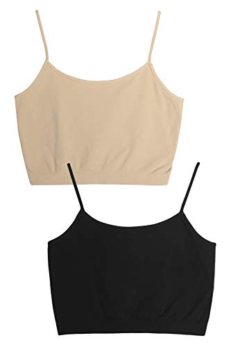 Image of NIKIBIKI Women Seamless Classic Crop Top Bralette, Made in U.S.A, One Size
