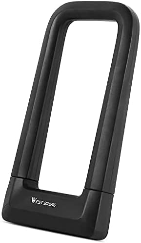 Mabe - Candado U-Lock para Bicicleta | Candado de Alta Seguridad | Acero al Carbono | Inoxidable y Duradero | Antirrobo en U Resistente al Agua y al Calor | Cerradura Oculta (Candado U Grande) Cover