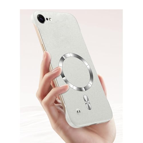 Coque iPhone 17E magnétique bleu rigide PC housse antichute mince