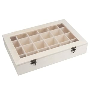 Ideen mit Herz Holzbox mit 24 Fächern