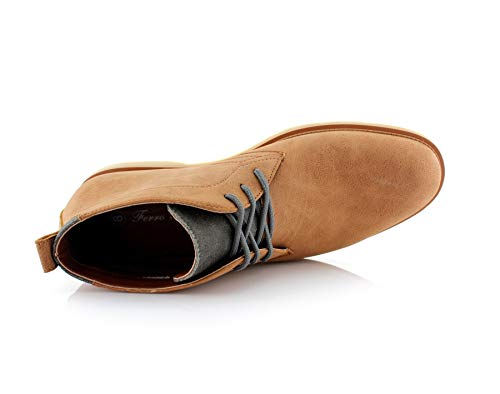 Image of Ferro Aldo Men's Chukka Boots | Classic Dress, Casual & Sneaker Styles | Lace-Up Ankle Boot for Work & Everyday Wear
