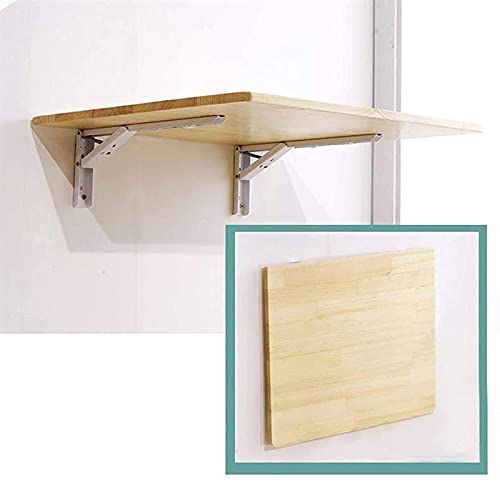 Table murale pliante en bois gain de place pour bureau à la maison - 6