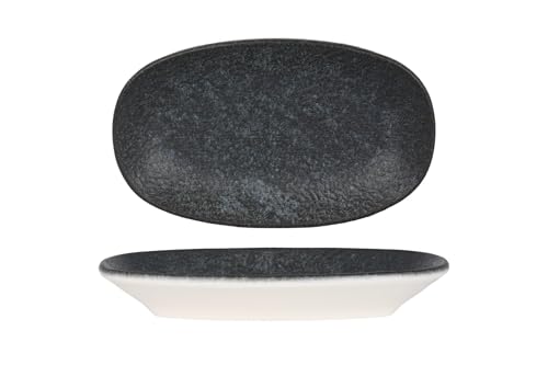 Bonna Placa de servicio - Mega - Porcelana - 15x8.5 cm - juego de 4