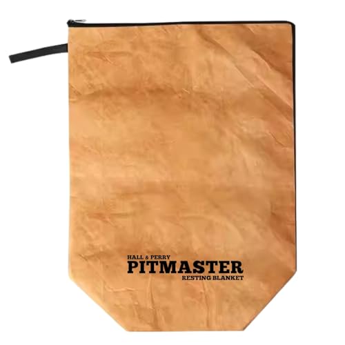 Hall & Perry BBQ Bag for Resting Meat, Reusable Smoker Grilling Meat Insulated Resting Bag with Wide Mouth, perfect for Large Brisket/Beef