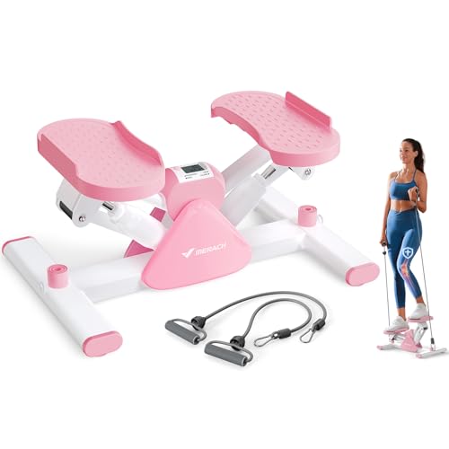 MERACH Stepper for Exercise, Stair Stepper for Home with Stable Design, Mini Stepper with 330LBS...