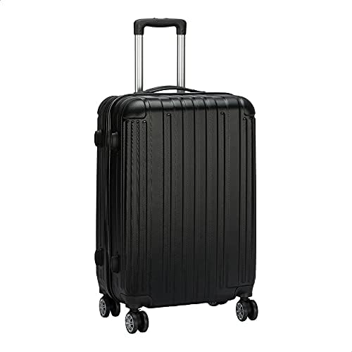 JB Luggage Trolley Bag, Size 24 - Black 
