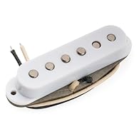 Fits Strat style electric guitar, bridge position Staggered Alnico 2 magnet pole pieces pickup, is similar with F Custom FAT60S Strat pickups, deliver sweet 1960s single-coil Strat sound with plenty of crisp articulation. The overwound design added l...