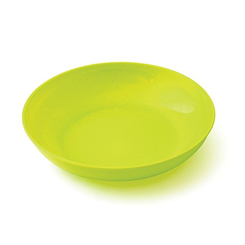 plastorex Assiette Micro-Ondable en Polypropylène Jaune Tilleul Opaque 18,5 cm