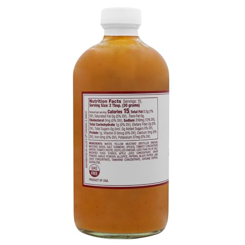 Lillie's Q Zero Sugar Gold Barbeque Sauce, Gourmet Carolina Style, Tangy Mustard BBQ (16oz)