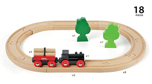 Brio World - 33042 Little Forest Train Set | 18 Piece Train Toy With Accessories And Wooden Tracks For Kids Ages 3 And Up #TOP7