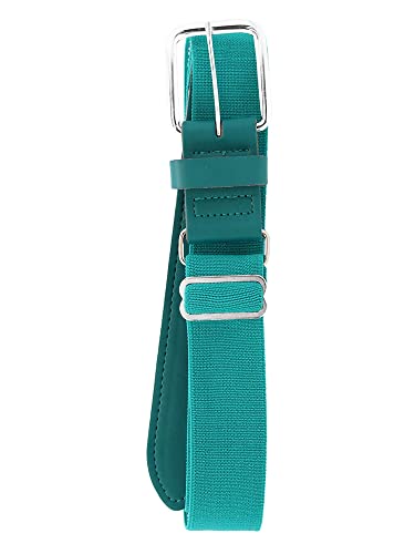 MadSportsStuff Performance Baseball Softball Belt (Adult Teal)