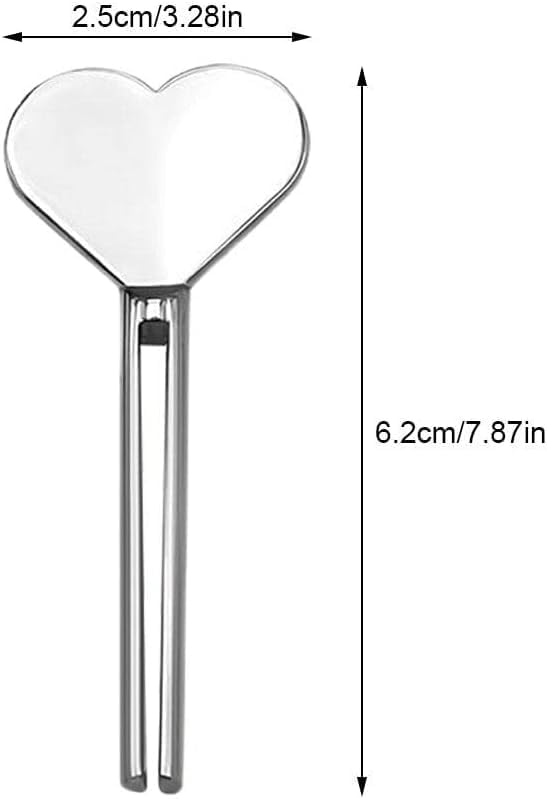 Miniatura 2 de Cordate - Exprimidor manual de pasta de dientes de metal de acero inoxidable, dispensador de tubo de crema de manos, juego de rodillos para llaves,