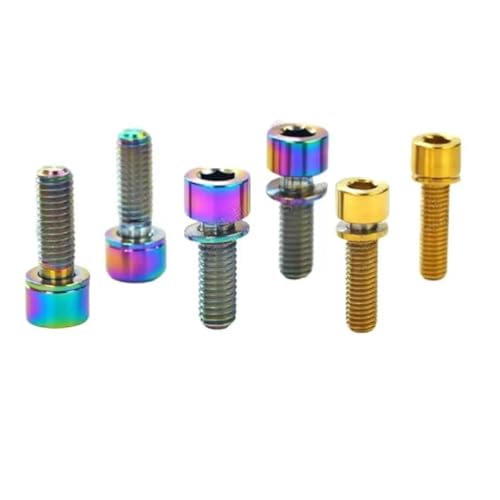 uChz[[bgTibg, O[h5`^lW M5x0.8 M6x1.0 ˂R16-20mm bV[t }`J[ ]ԃXep(M5x20mm,Blue Color)