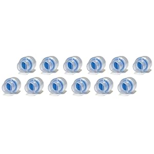 12 Nispira HME Heat Moisture Exchanger Filter in-Line Humidification Solution Unit for CPAP biPAP Machine & Mask, Z1, Z2, Dreamstation, Individually Sealed Packaging